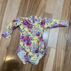 Rufflebutts Rashguard Swimsuit for 12-18 month
